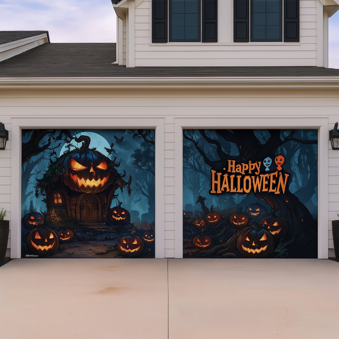 Halloween Garage Door Cover Prestige Garage Designs