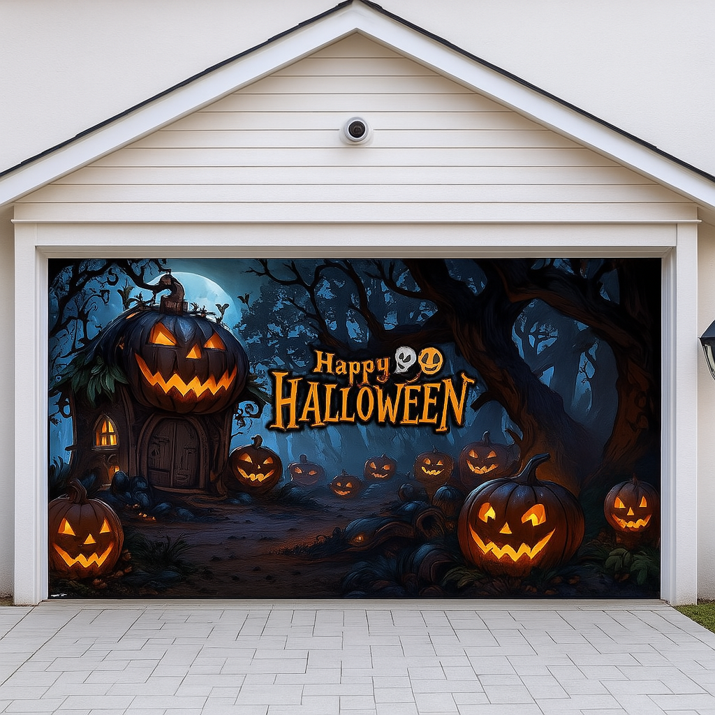 Halloween Garage Door Cover Prestige Garage Designs