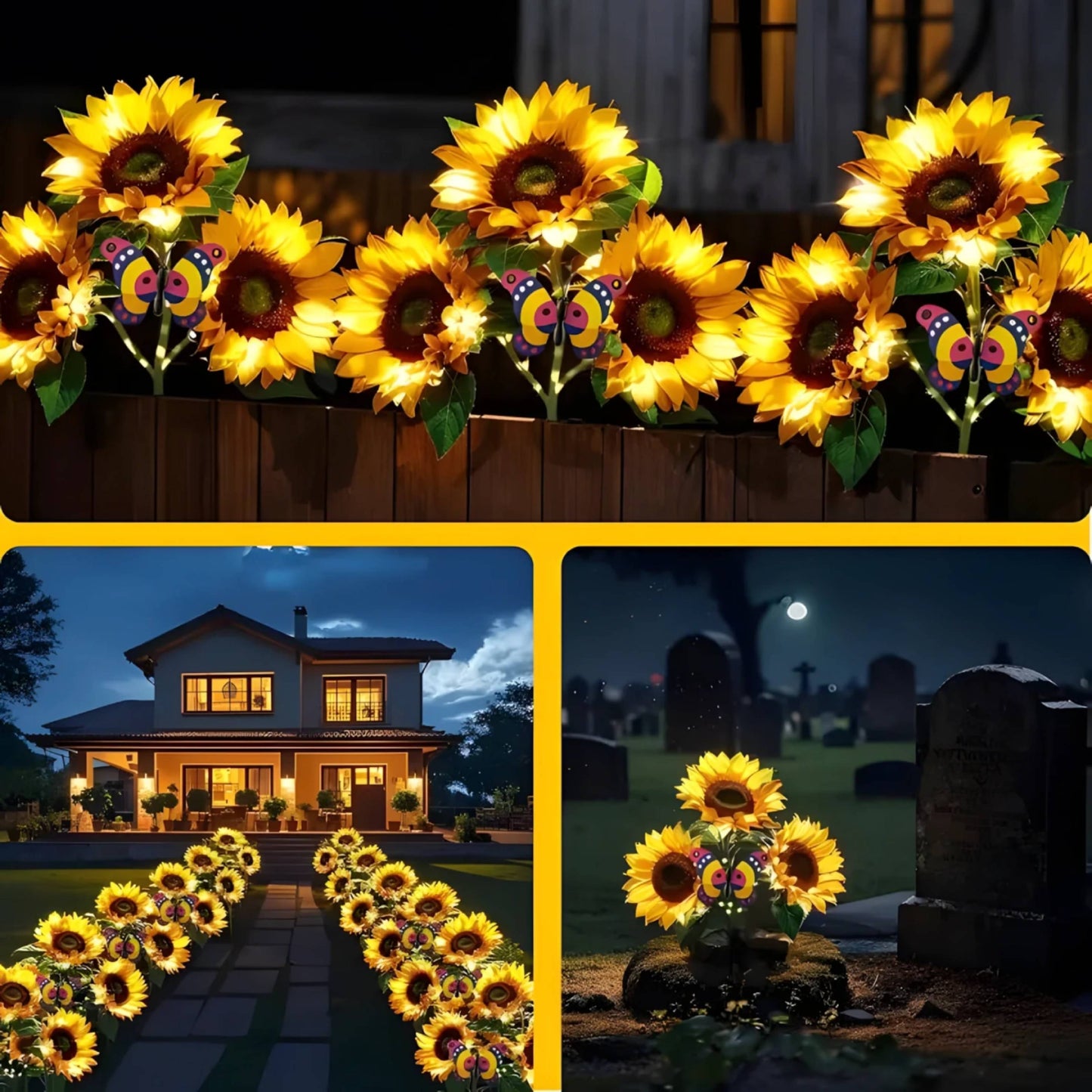 Sunshine Solar Garden Lights Prestige Garage Designs