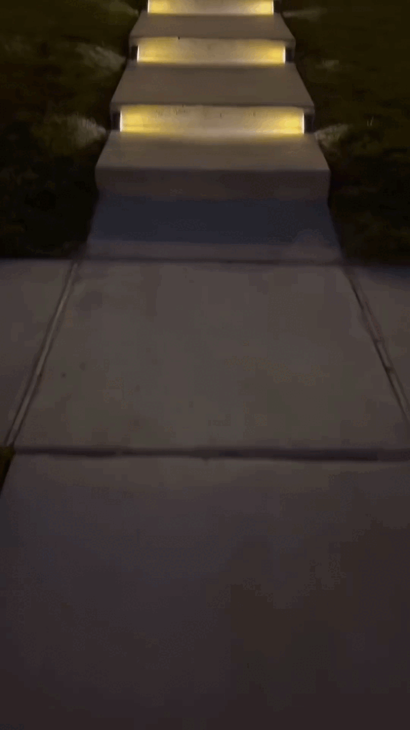 Solar Step Lights Prestige Garage Designs