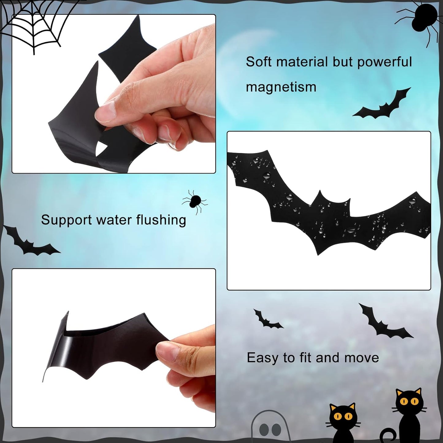 Magnetic Halloween Bat Decorations Prestige Garage Designs