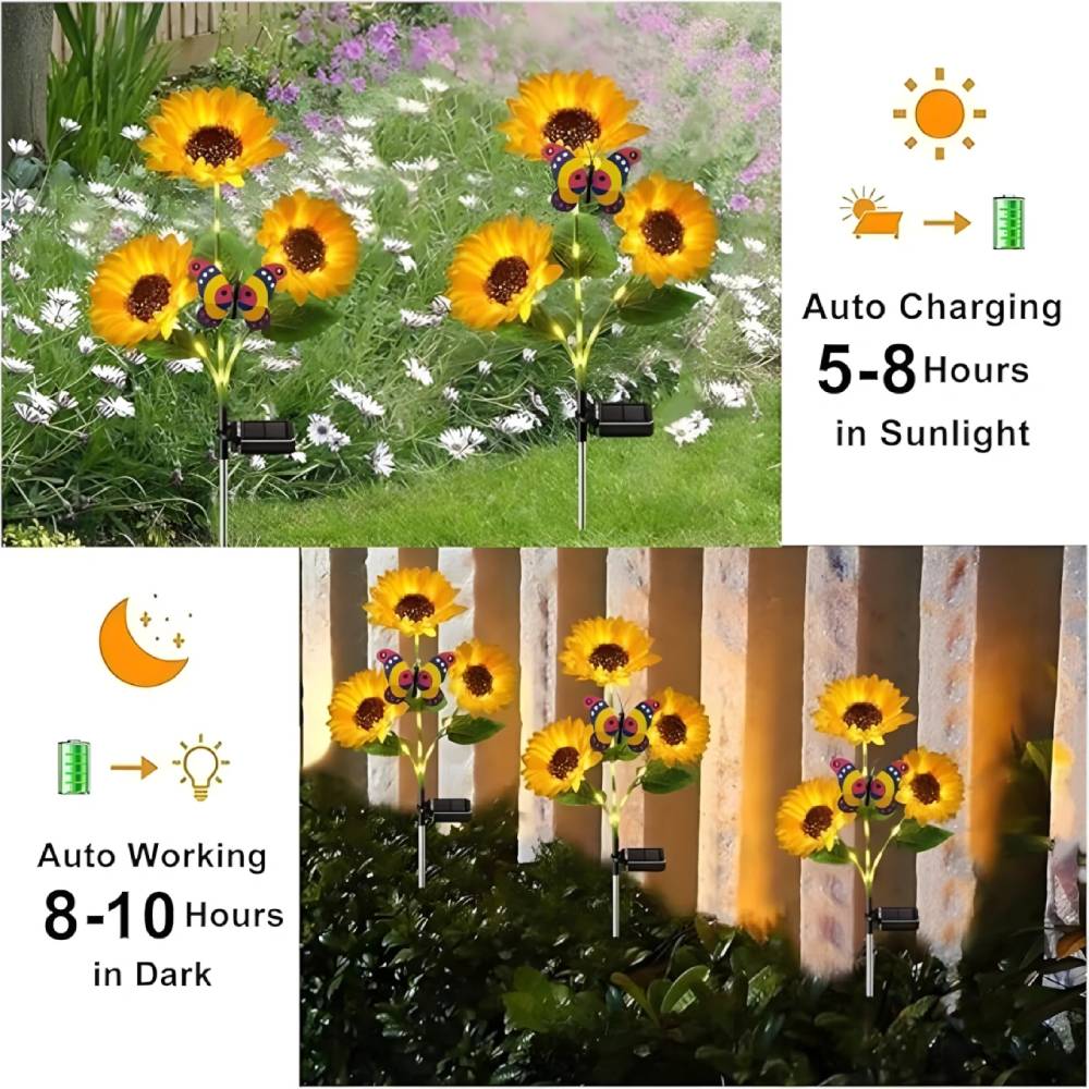 Sunshine Solar Garden Lights Prestige Garage Designs