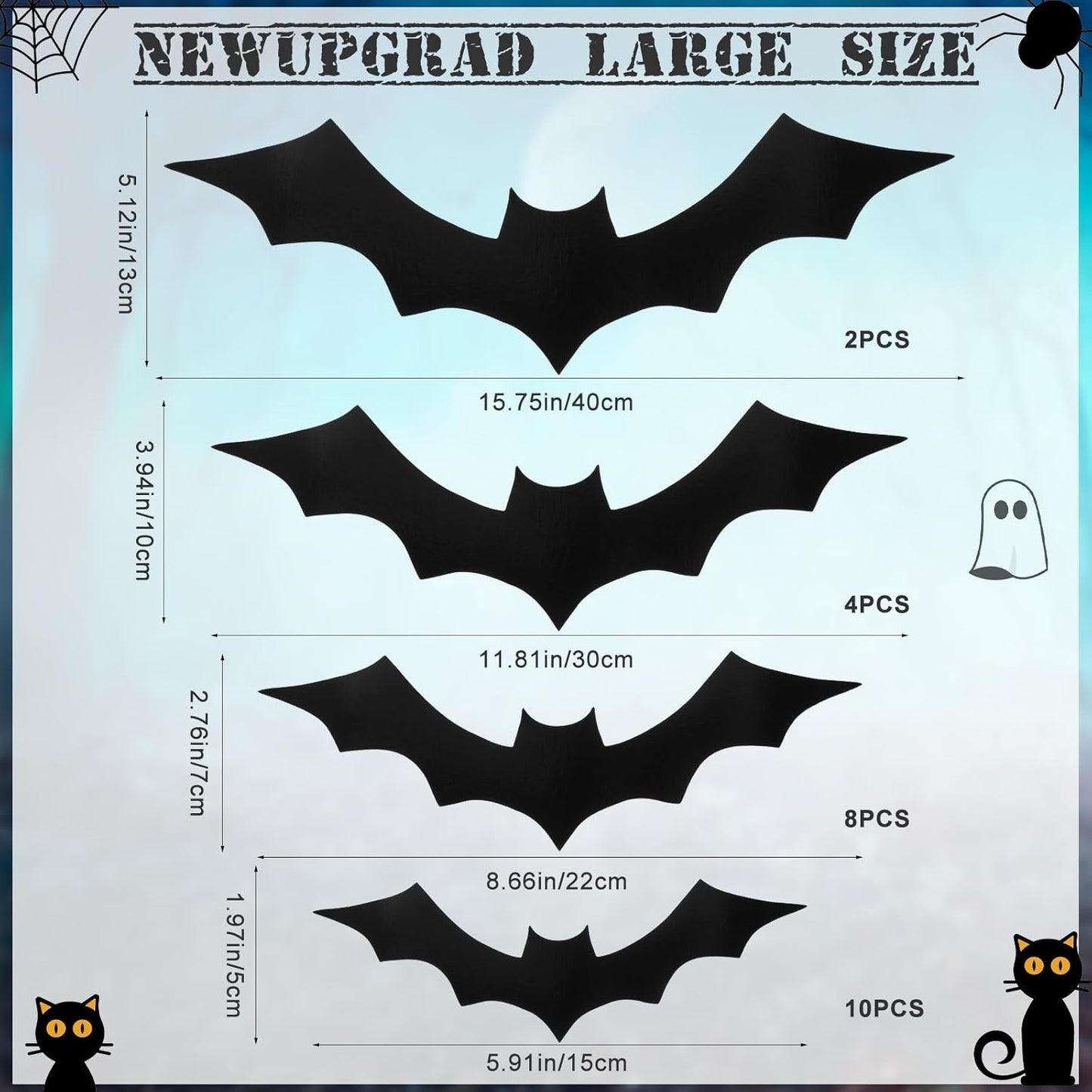 Magnetic Halloween Bat Decorations Prestige Garage Designs