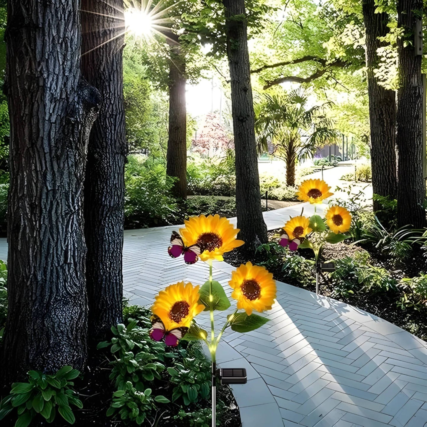 Sunshine Solar Garden Lights Prestige Garage Designs