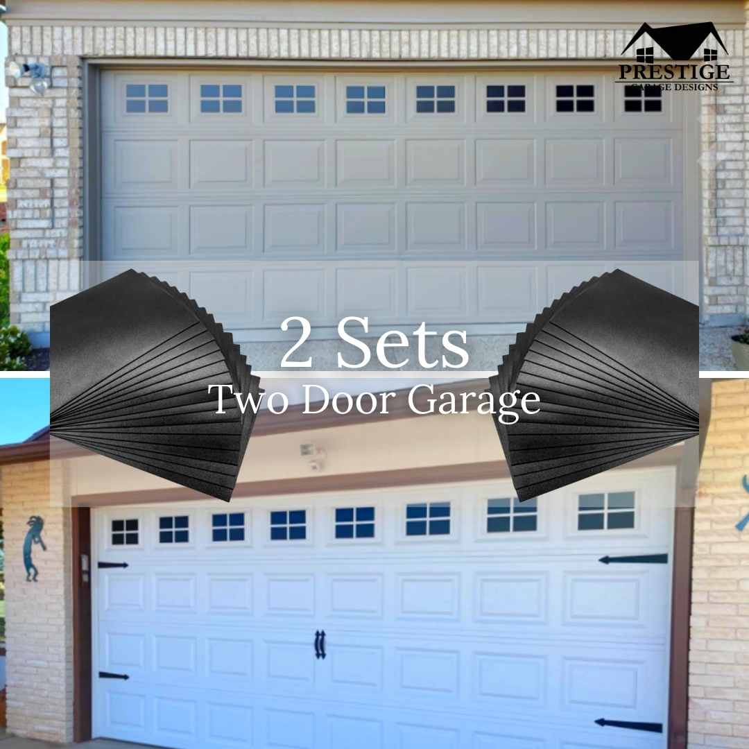 Magnetic Window Accents Faux Garage Window Set (16-PCS) Prestige Garage Design