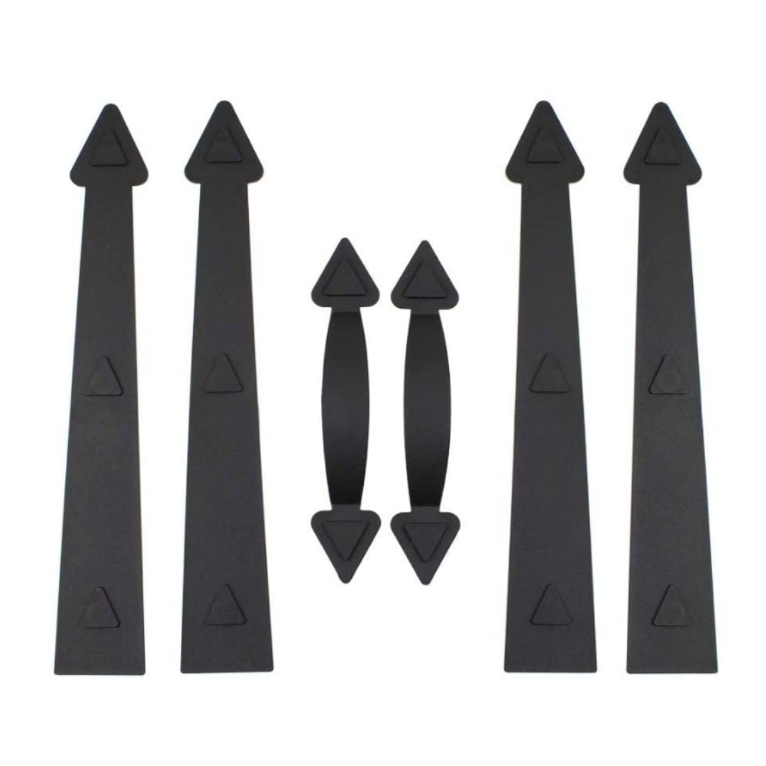 Magnetic Garage Accents Decorative Hardware Set (6-PCS) Prestige Garage Designs