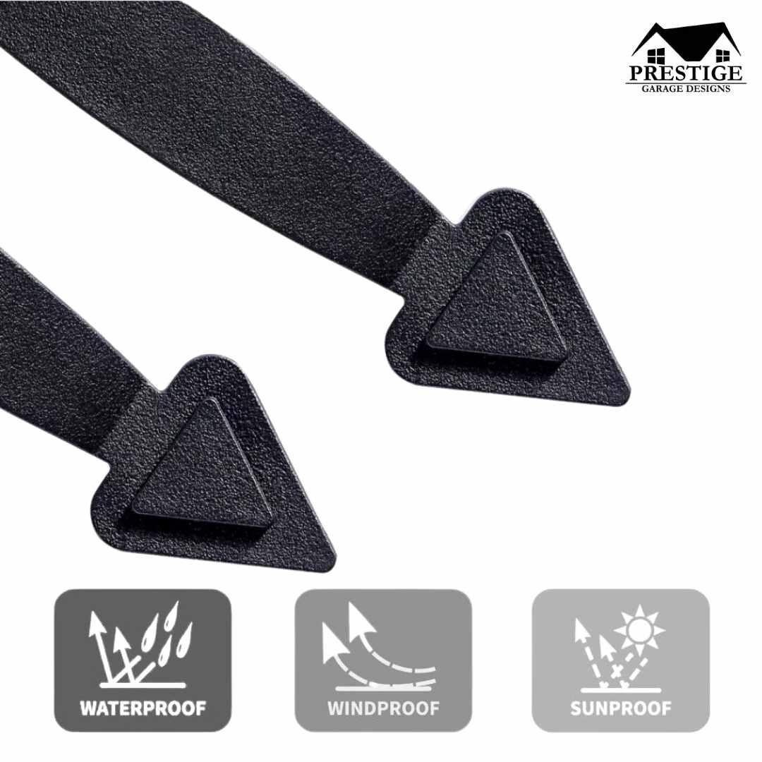 Magnetic Garage Accents Decorative Hardware Set (6-PCS) Prestige Garage Designs