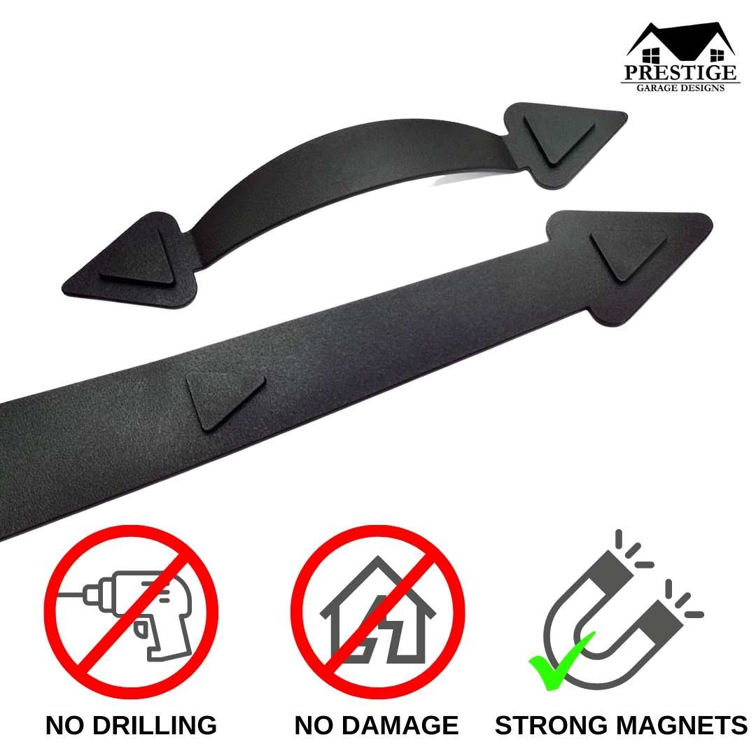 Magnetic Garage Accents Decorative Hardware Set (6-PCS) Prestige Garage Designs