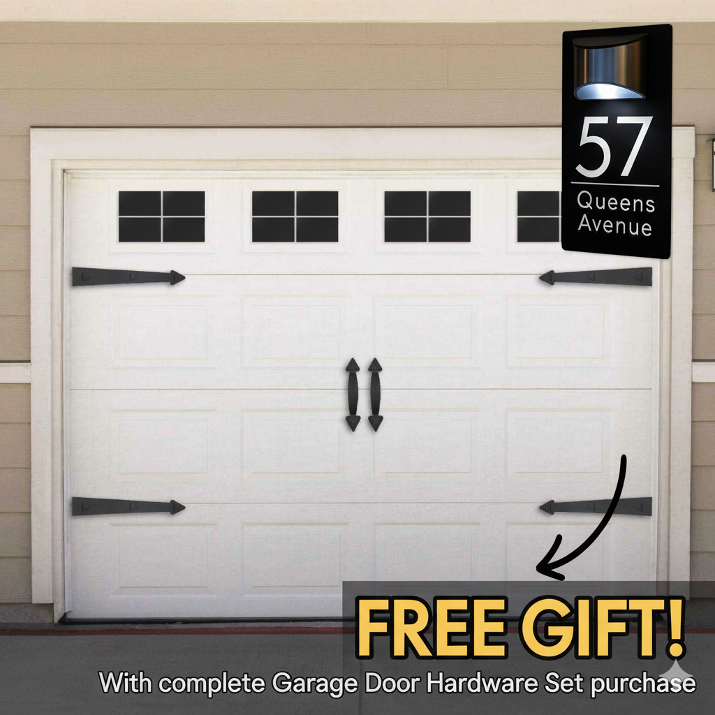 Ultimate Complete Garage Accent Set + FREE GIFT Prestige Garage Designs