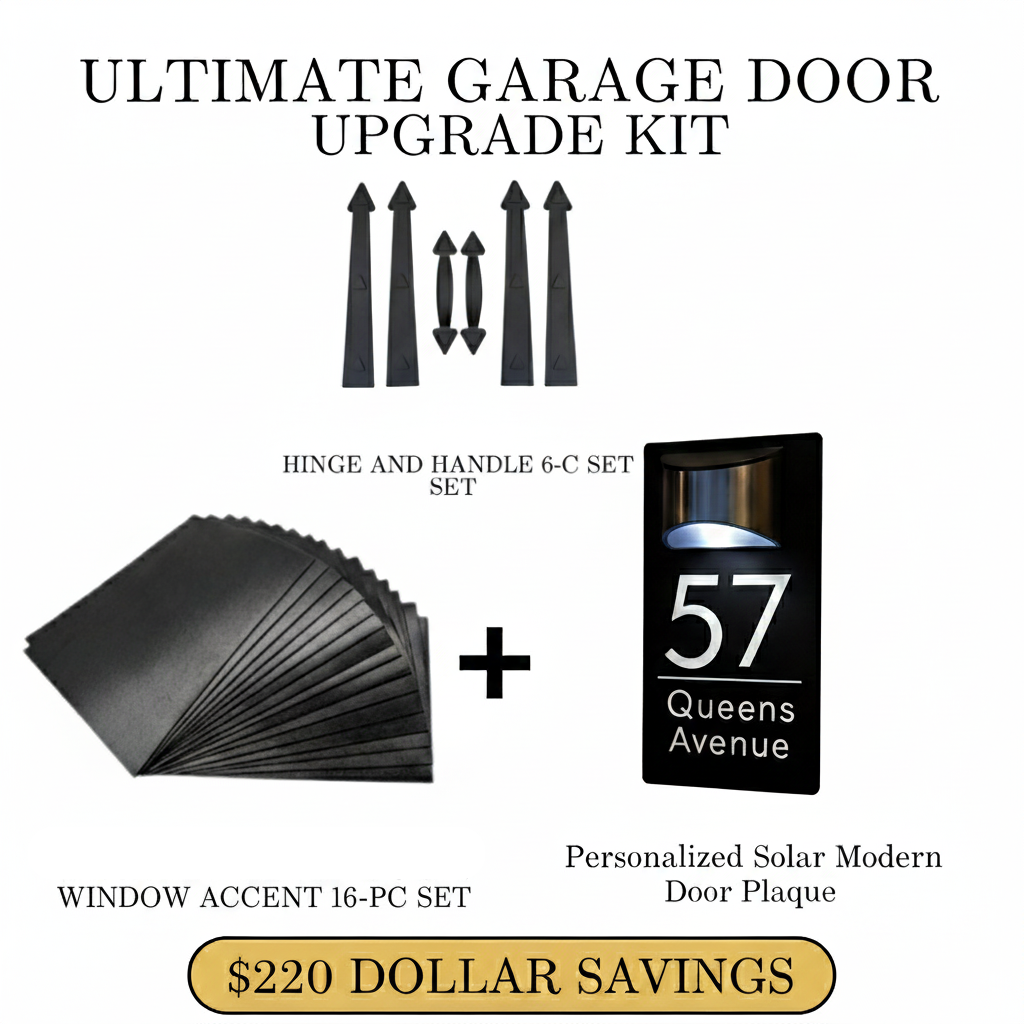 Ultimate Complete Garage Accent Set + FREE GIFT Prestige Garage Designs
