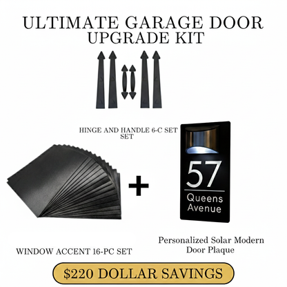 Ultimate Complete Garage Accent Set + FREE GIFT Prestige Garage Designs