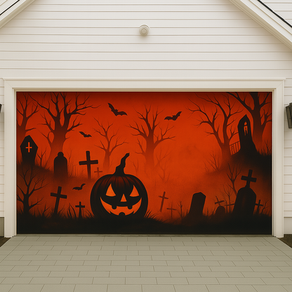 Halloween Garage Door Cover Prestige Garage Designs