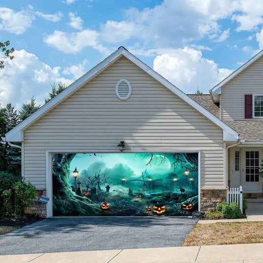 Halloween Garage Door Cover Prestige Garage Designs